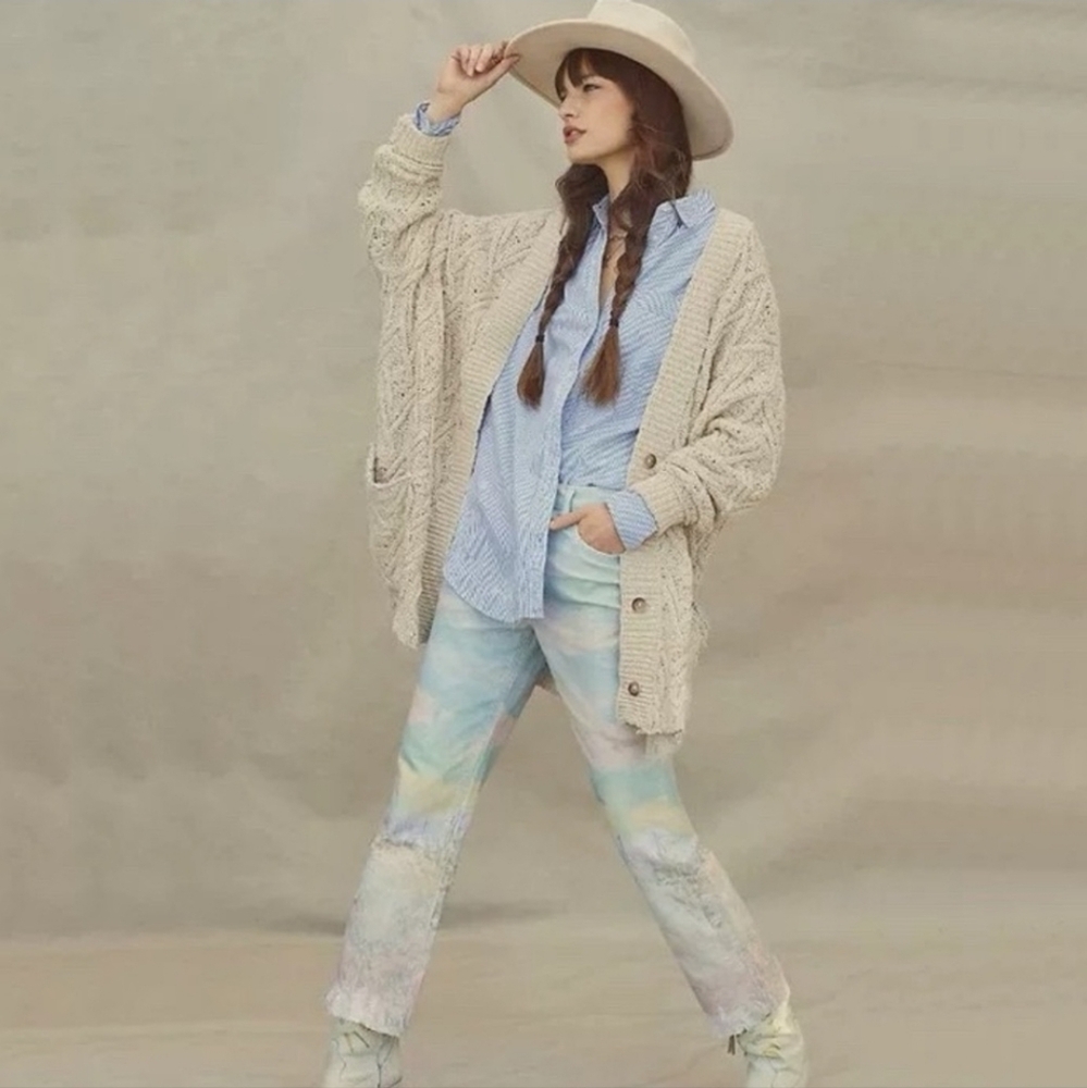 - Free People Montana Cable Knit Cardigan